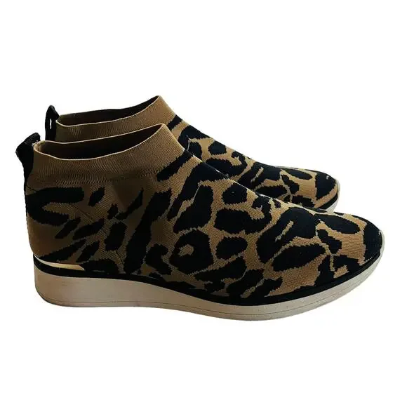 Louise Et Cie Breyson Leopard Print Ankle Pull On Sneaker Size 8.5 - Picture 8 of 8